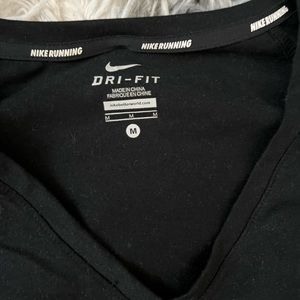 Black dri-fit Nike running shirt